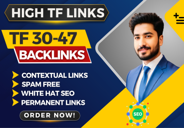 I will create 100 High Trust Flow TF 30+ posts for SERP ranking