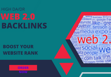 I will Create 100 High Quality Web 2.0 Backlinks for High Rank