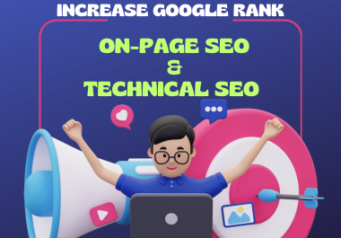 optimize onpage and technical SEO to increase organic traffic
