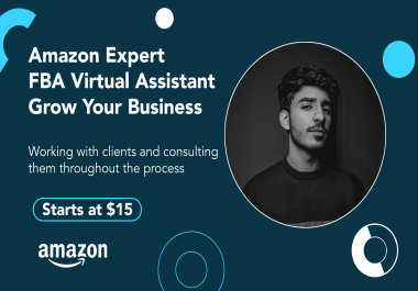 I will be your Amazon Virtual Assistant,  Wholesale FBA and PPC Expert