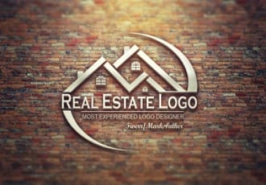 I will design real estate logo and branding kit