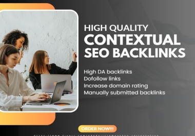 I will do 35 contextual SEO backlinks