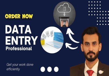 I will help you in data entry for MS Office Word,  Excel,  PowerPoint
