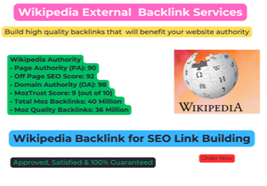 Create a Relevant Wikipedia Article backlink
