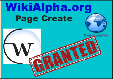 Create a wikialpha page for a Business / Entrepreneur / eCommerce Marketing