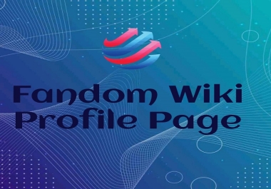 Create FandomWiki Profile Page for eCommerce Marketing