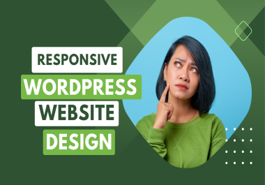 I will do custom wordpress website design using elementor pro