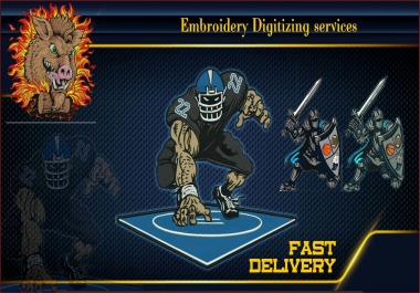 Embroidery & Vector Digitizing