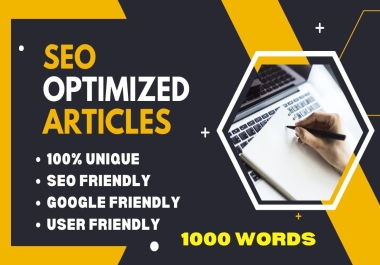 I will write 1000 words seo optimized and plagiarism free article