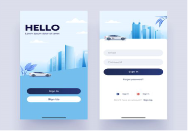 Develop flutter UI and flutter IOSand android mobile app