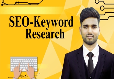I will provide SEO keyword research and competitor analysis.