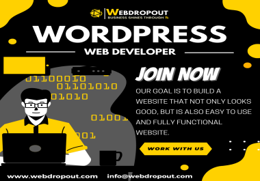 I will create a responsive and user-friendly wordpress website for your business.
