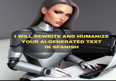 I will rewrite and humanize your AI-text generated in SPANISH