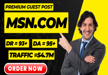 I will publish msn guest post with authority backlinks