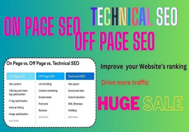 I perform an extensive on-page SEO and technical audit of your website