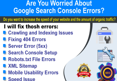 Complete Technical SEO and Fix Search Console Errors
