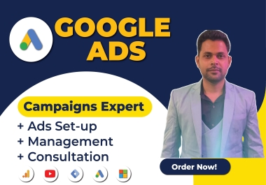 I will setup your google ads adwords campaign