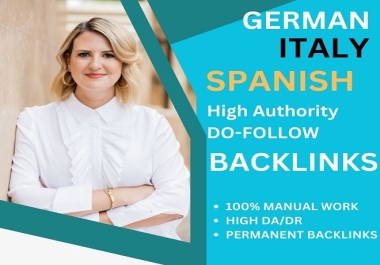Build german italy spanish high da authority seo dofollow backlinks