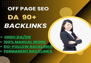 I will do off page SEO services with high 30 da backlinks