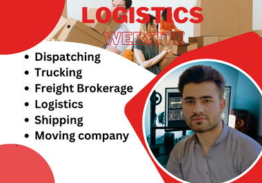 I will create trucking,  dispatching website,  logistics website,  freight broker