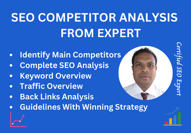 I will do SEO Competitor Analysis and provide long-term SEO strategy