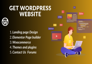 I'll create engaging UX/UI WordPress Website Design