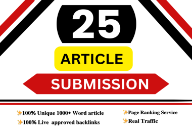 I will Write and Published submission posts dofollow high quality backlinks on high traffic