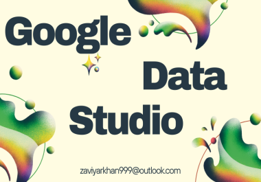 From g a4 and g sheet,  I will develop a dashboard in Google Data Studio or Looker Studio.