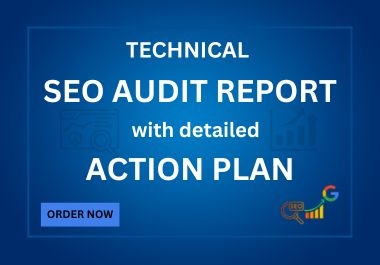 I will do website technical SEO audit report with competitor analysis and action plan