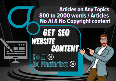 SEO article writing for website content with the best keyword research