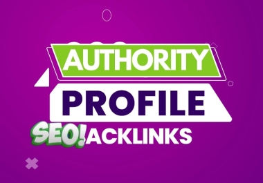 Manually 300 High Authority Dofollow Profile Backlinks