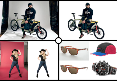 Professionally bulk background removed from image,  white,  cut out photos