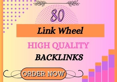 I will make 80 TOP web2 LINKWHEEL backlink high pr authority with full report