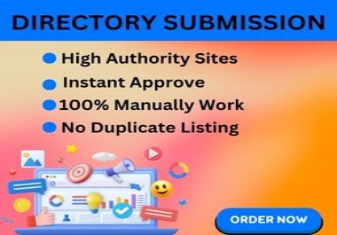 Manually 70 powerful high quality directory submission with high DA PA
