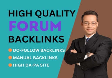 I will manually submit 60 unique forum posting high authority do-follow