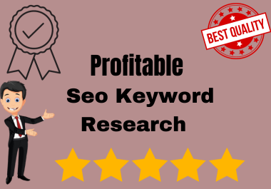 Profitable SEO keyword research and competitor analysis for your business