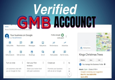 Verified gmb & Google my business Creation