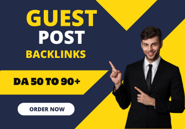 I will create top 15 SEO optimized guest posts do follow backlinks on high da site
