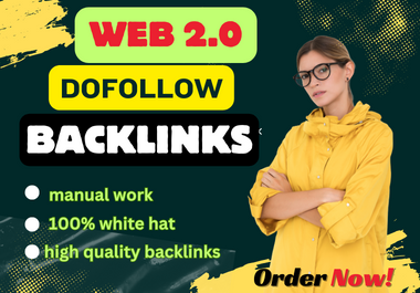 I will create top 110 WEB 2.0 BACKLINKS in high DA site