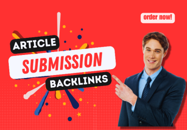 Instant Approve Top Article Submission Dofollow Backlink with high DA 90 +