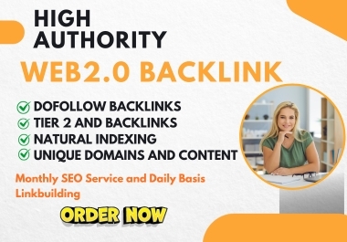 I will create High Quality web 2 0 backlink