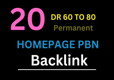 Boost Your SERP with 20 High Homepage PBN Backlinks