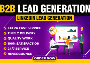 I will do b2b lead generation for possible sales