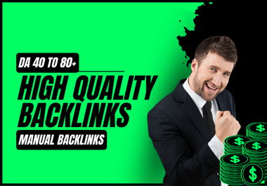 Get 100 High authority contextual SEO backlinks with do follow link building
