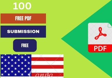 I am committed to performing PDF and article submissions on the top 100 PDF sharing platforms.