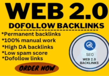 I will build web 2 0 backlinks,  best web 2 0 on your keywords