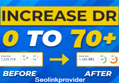I Will Increase Domain Rating Ahrefs DR 50 Plus With Spam Gurentee