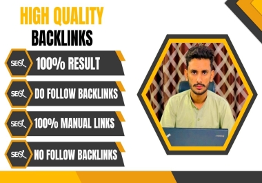 I will do 50 high quality SEO backlinks services for google ranking