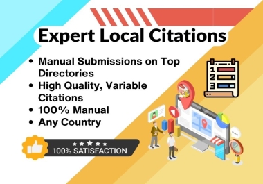 i will do 60 high quality local citation for your business to enhance rankings