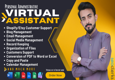 I am Your Personal Administrative Virtual Assistant